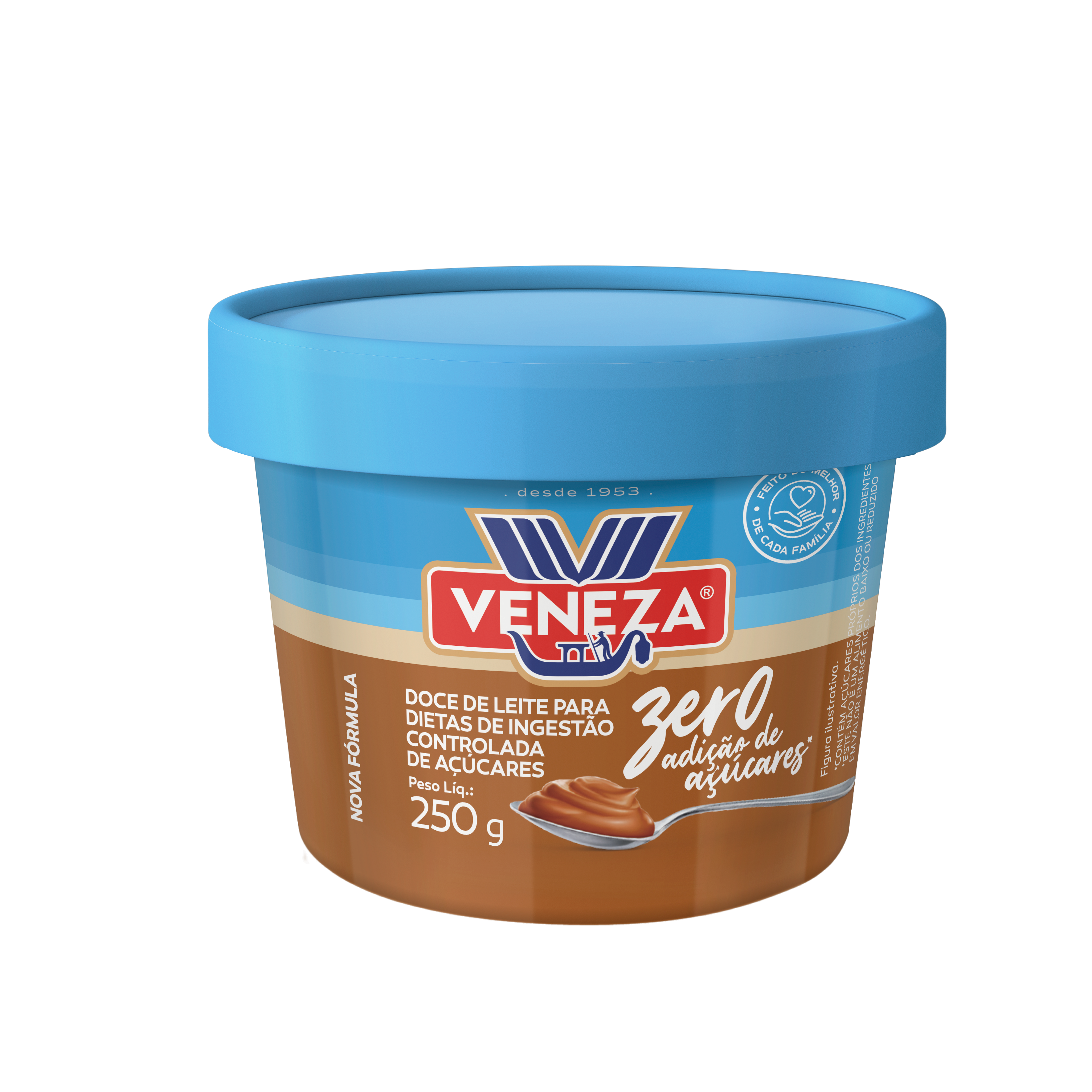 Doce de Leite Zero Adição de Açúcares 250g - Veneza